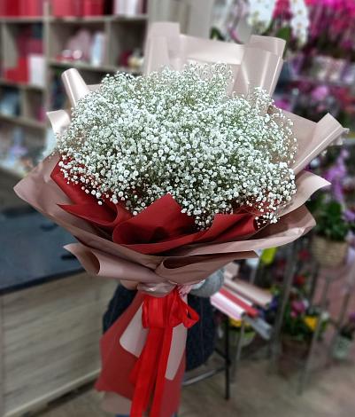Букет цветов из: Гипсофила в Красночервонном