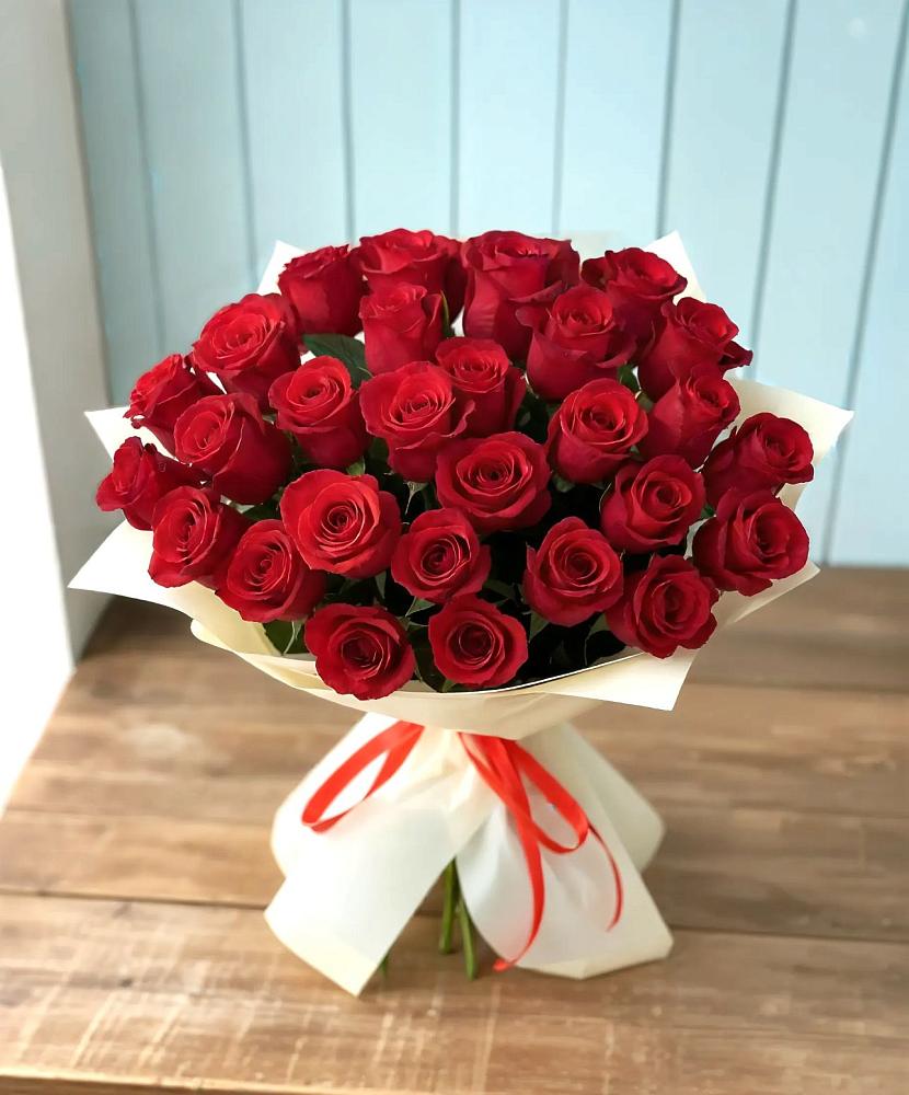 Букет 29 Красных роз в Красночервонном
