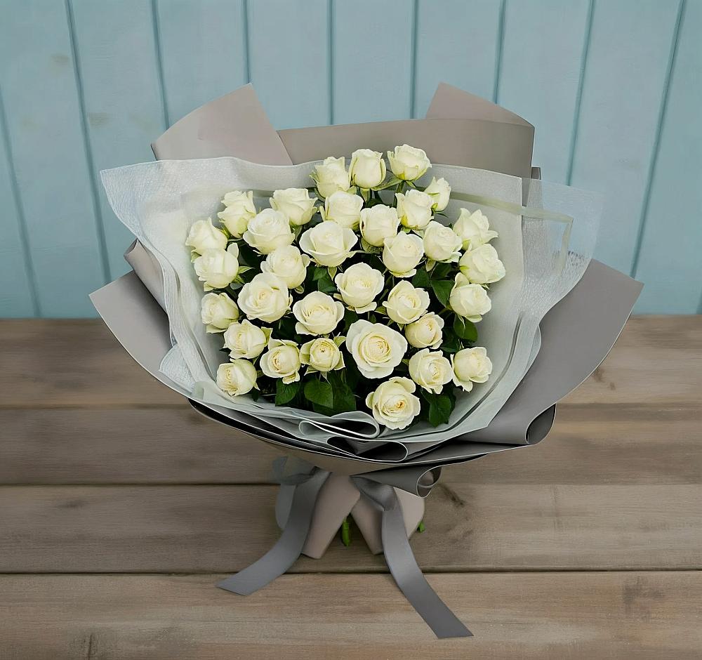 Букет Белоснежная нежность в Красночервонном