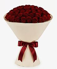 Букет 101 Бордовая роза Блэк Бакарра в Красночервонном