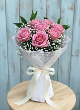 Букет цветов из:  Розы #REPLACE_PRED# Красночервонном