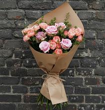 Букет цветов из:  Розы #REPLACE_PRED# Красночервонном
