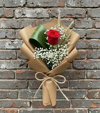 Букет цветов из:  Розы #REPLACE_PRED# Красночервонном