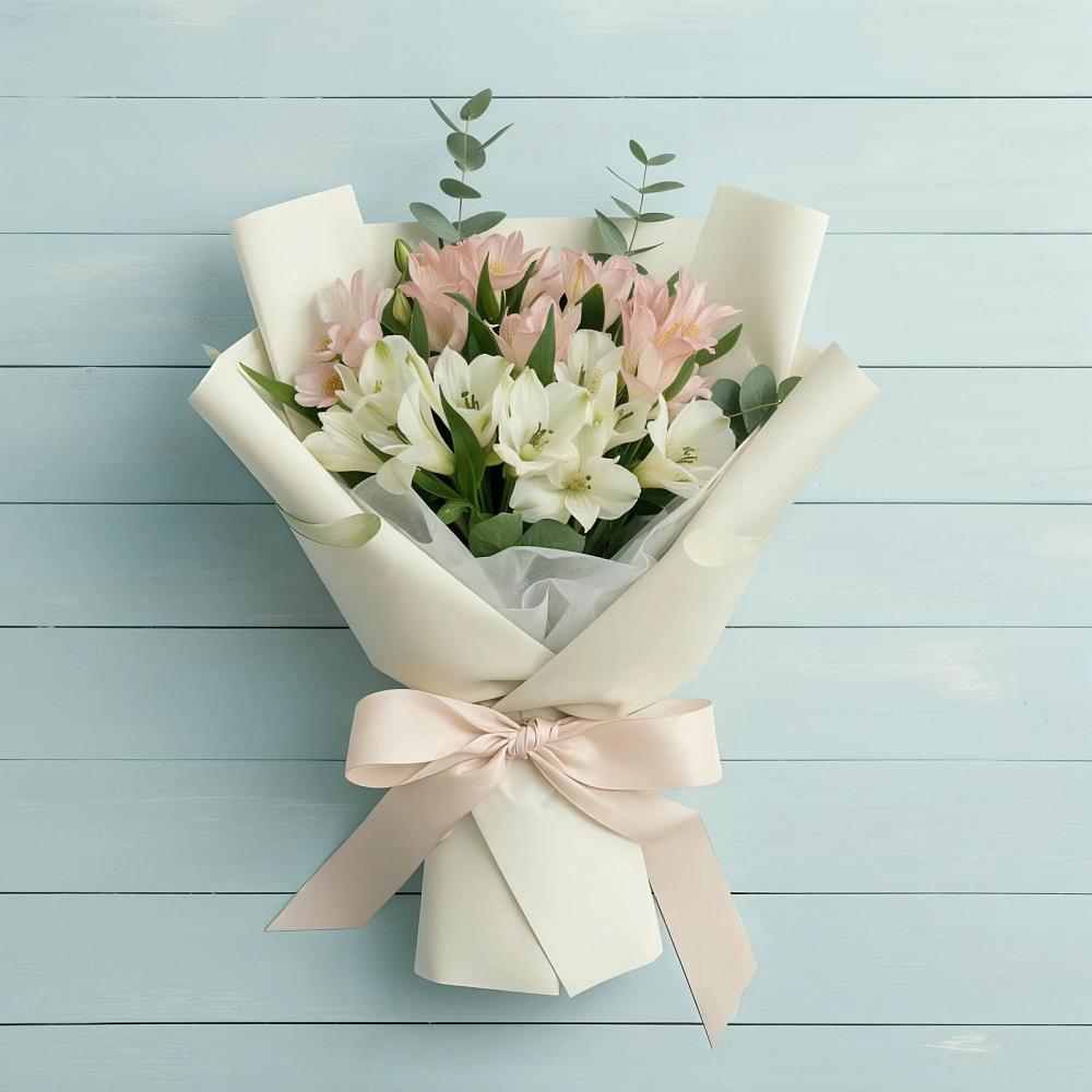 Букет цветов из: Альстромерии в Красночервонном