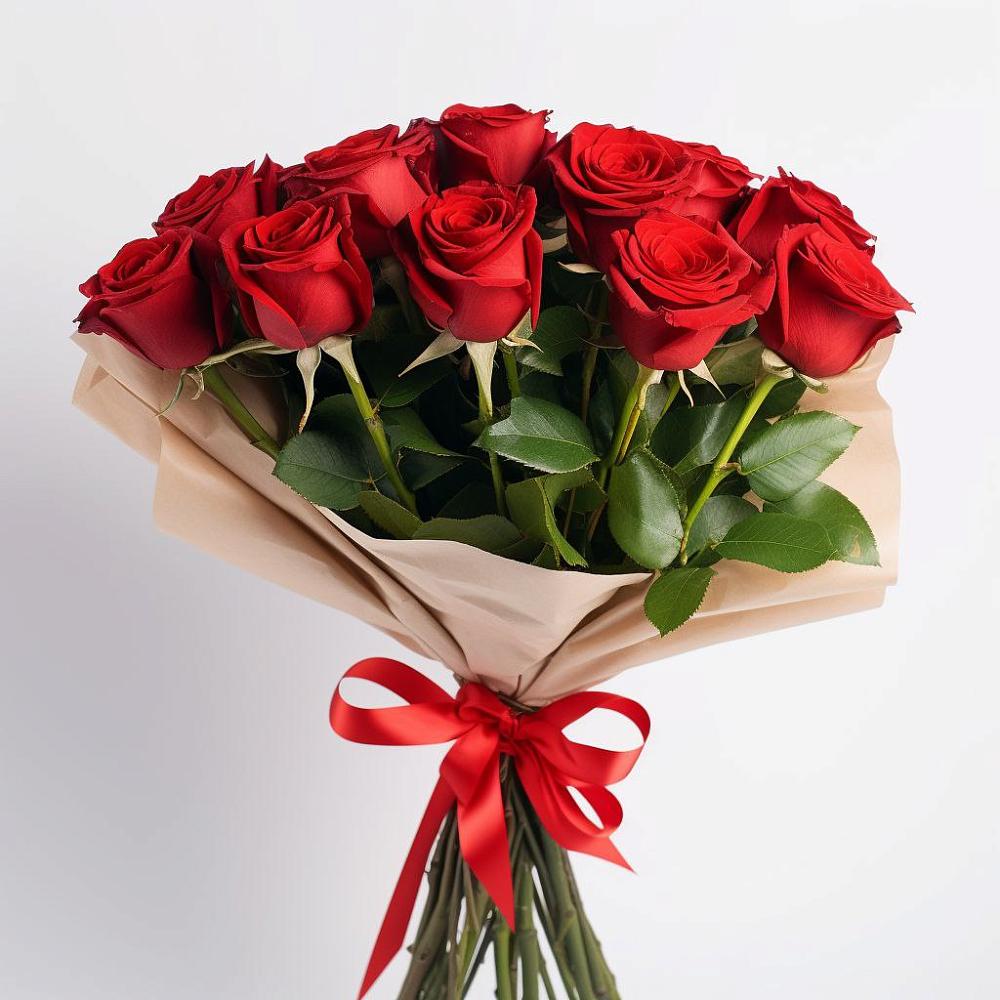 Букет 11 Красных роз Эдлесс Лав в Красночервонном