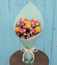 Букет цветов из:  Розы #REPLACE_PRED# Красночервонном